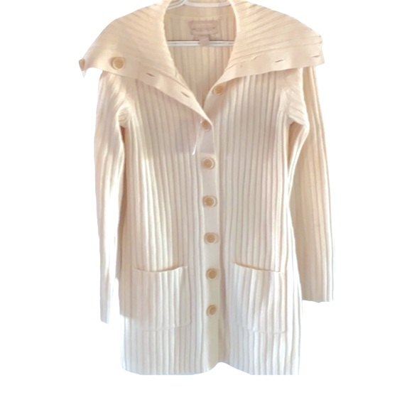 Banana Republic Wool blend Italian ribbed cardigan - Picture 2 of 6